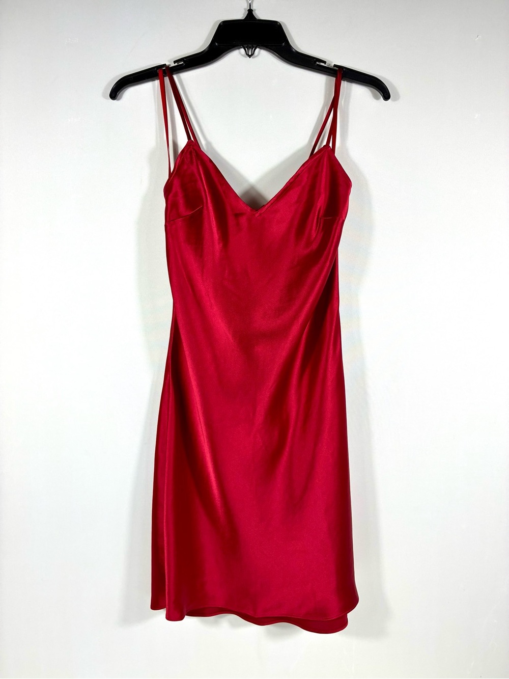 Staud Lydia Mini Slip Dress Ruby Red Small Medium NWT - Picture 15 of 16